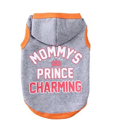 KUTKUTKUTKUT Polycotton Fleece Small Dog & Cat Hoodie, Casual Sports Hoodie With Cap for Toy Poodle, Lhasa Apso, ShihTzu, Bichon Frise & Cats, Winter Shirt Warm Hoodies For Small Dogs(SIZE: XL, Chest: 50cm)