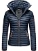 Produktbild MARIKOO Damen Übergangsjacke Steppjacke mit abnembarer Kapuze Löwenbaby Navy Gr. M