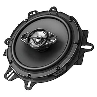 PIONEER TS-A1680F, 4-Way Car Audio Speakers, Full Range, Clear Sound Quality, Easy Installation and Enhanced Bass Response, 6-1/2” Speakers
