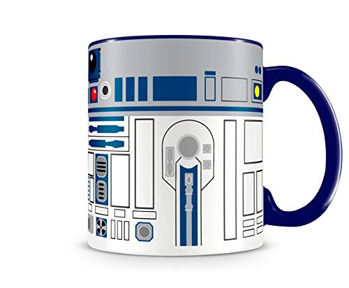 Caneca Star Wars R2D2 M Azul