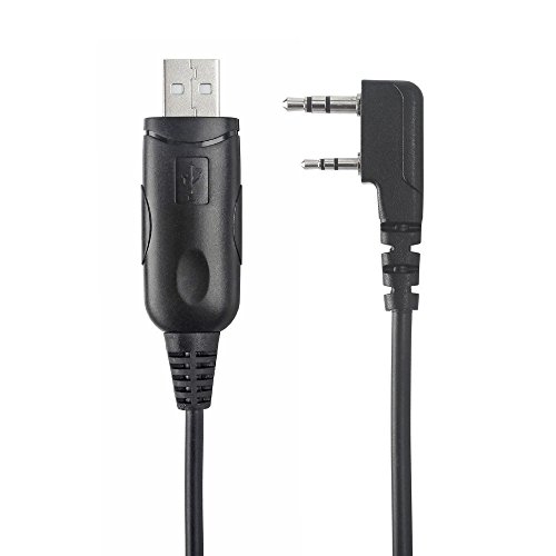 Radioddity RD-201 USB programovací kabel Support Windows 10, pro BaoFeng, TYT, WouXun, Yaesu a Kenwood radiostanice, UV5R, UV-5RTP, GT-3, GT-3TP, GT-5, GT-5TP, BF-888S, BF-F8HP, UV-82HP