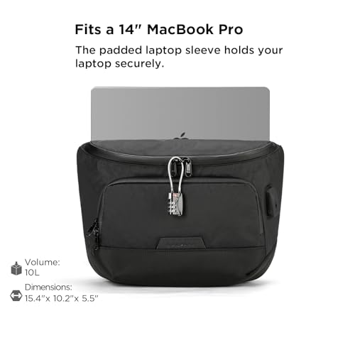 ALPAKA Bravo Sling Max Black HUB Carabiner Quick Release Key Clip - Magnetic Latch - Attach to Sling Bag, Belt Loops4