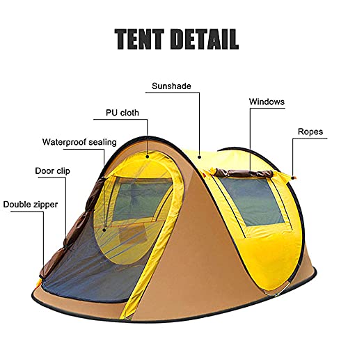 Carpa de playa automática para 2-4 personas impermeable miniatura 3