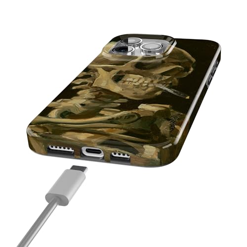 Coque iPhone 15 Pro Max Van Gogh Casely squelette compatible MagSafe