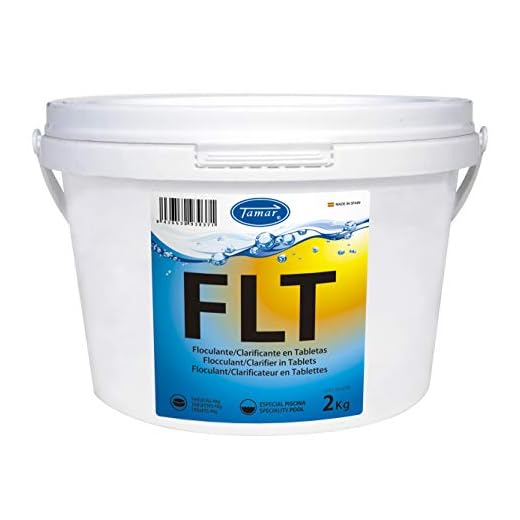 Tamar Floculante En Tabletas 40 G, Clarificante, Clarificador Agua, Eliminador Turbidez, Agrupa Particulas En Suspesion, Tabletas 2 Kilos
