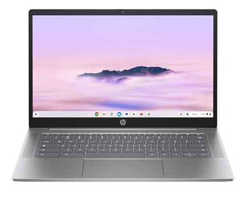 Confezione: Notebook HP Chromebook 14a-nf0002slx, guida e garanzia; alimentatore 45 W non incluso, accessorio consigliato venduto separatamente