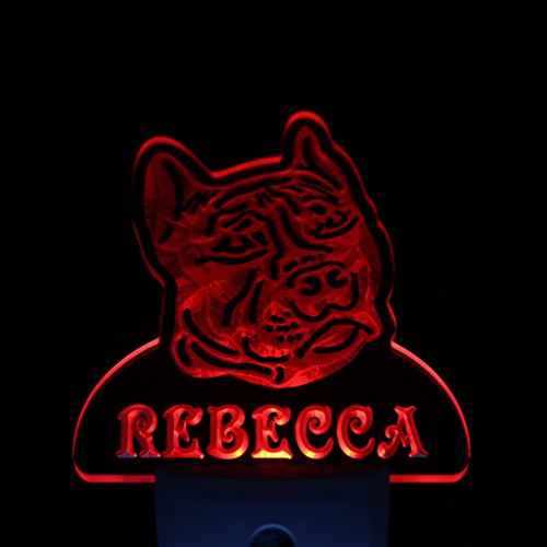 Lámpara de noche LED con sensor día/noche personalizable miniatura 2