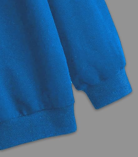 Image of Mack Jonney Solid Round Neck Cotton Fleece Sweatshirt for Men-VMACK639167