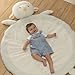 RUGUIES- Alfombra Bebé Acolchada- Manta Juegos Bebé- Suelo Bebés Acolchado-Tapete Suave para Gatear y Siesta-Alfombrilla Infantil Peluche-Regalo Nacimiento- Baby Shower niño niña- Talla XL.