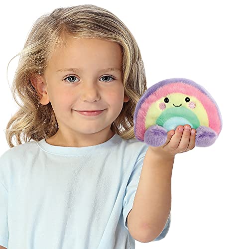 Aurora, 33577, Palm Pals Vivi Rainbow 5In, Soft Toy, Pink, Purple, Yellow #TOP3
