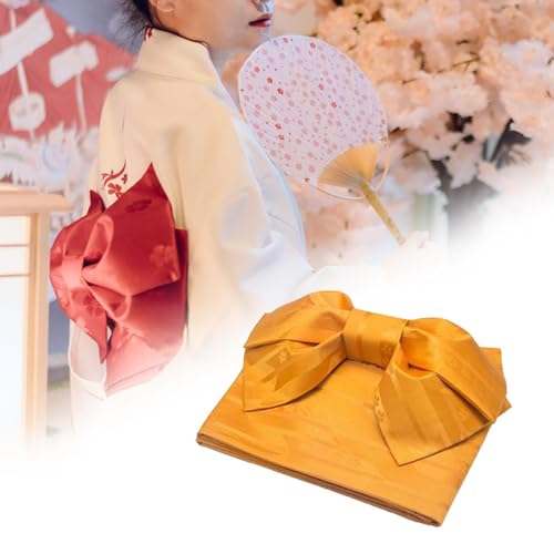 Japanese Kimono Obi Belt Cummerbund Sash, Waistband Japanese Traditional Bow, Women Summer Bathrobe Geisha Waist Belt2