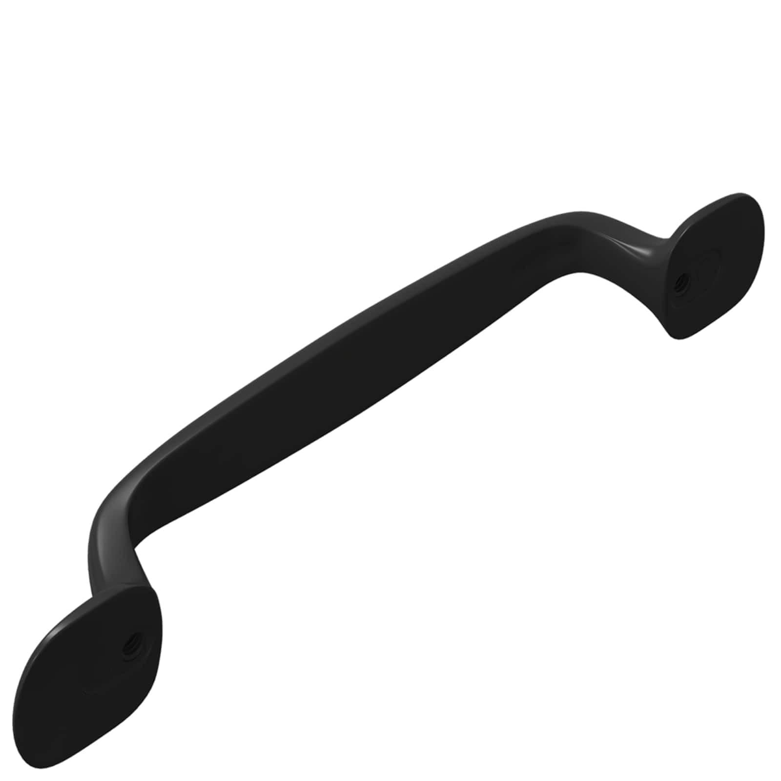 250 maniglie per mobili, colore nero opaco, 130 x 19,4 x 22,3 mm, in alluminio, moderne maniglie per armadi e cassetti, per mobili da cucina, cassettiere e mobili da giardino per esterni
