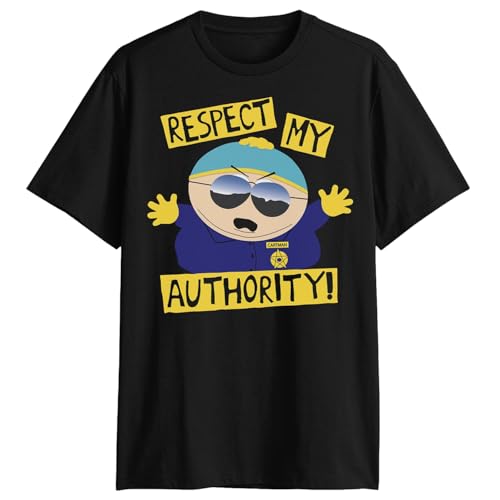South Park Shirt Men's Eric Cartman Respect My Authority Adult Short Sleeve Graphic Tee for Men and Women2