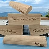 JR Maderas Tronco Propioceptivo Madera Personalizado con Medidas Oficiales (49.5 x 17 x 7.5 cm) - Ejercitador Suelo Pelvico - Tronco Propiocepción - Tronco 5p - Tronco Madera Suelo Pelvico.