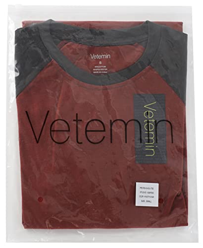 Vetemin Mens Casual Classic Slim Fit 3/4 Raglan Sleeve Workout Running Baseball Active T Shirts White/C.blue Xl #TOP6