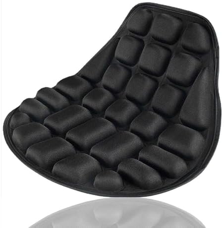 Cuscino Sella Moto per Yamaha XV950 2016-2020 Coprisella Ammortizzante Cuscino 3D Aria Motorrad Sitzkissen Traspirante Ergonomico Sollievo Pressione Lunghi Viaggi