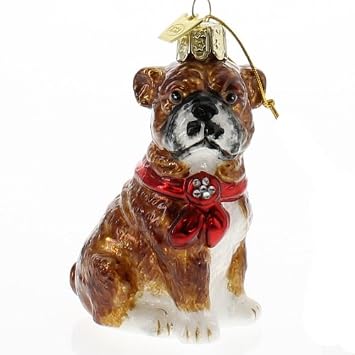 Kurt Adler Noble GEMS Bulldog Ornament