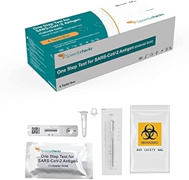 Speedychecks Covid-19 Antigen Lateral Flow Test Kit | 5 Tests | Not for Travel |