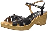  Unisa, Plate-Forme Femme, Black, 38 EU