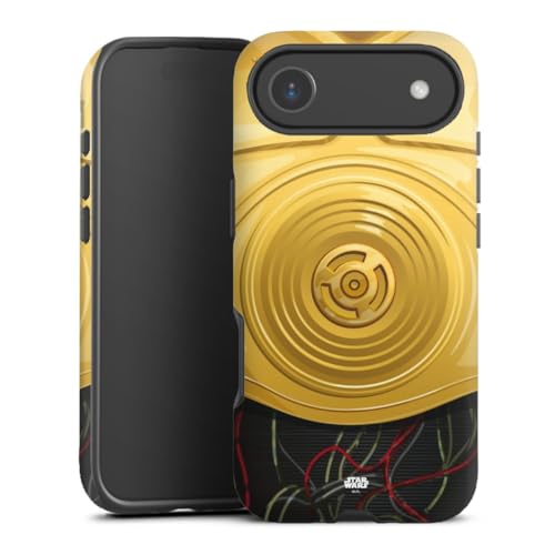 Coque antichoc iPhone Air renforcée et robuste design Star Wars C-3PO Or