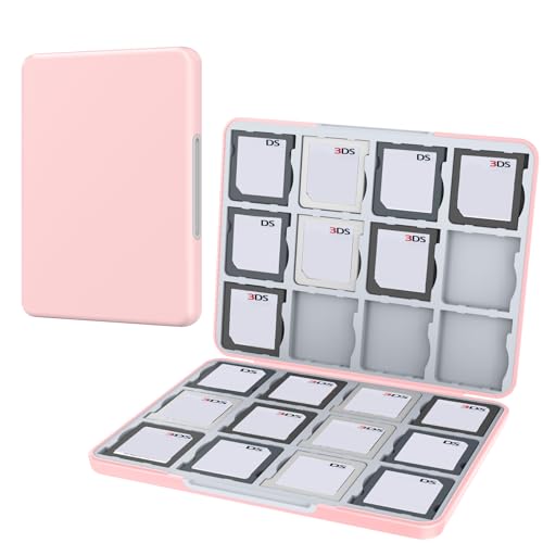 Image of HEIYING 3DS Card Case with 24 Precise Slots for DS 2DS 3DS Game Cards | Portable Game Cards Case, Hard ABS Shell with Soft Silicone Lining, Precise Card Slots,Magnetic Closure for Easy Access