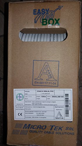 Câble coaxial MICRO TEK 100MT 800 MHz pour récepteur satellite
