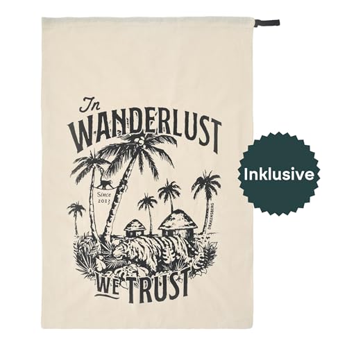 Foto von DRAKENSBERG Rucksack 'Henry' aus Canvas, Leder für Herren, Damen, Wanderruck im alpinen Vintage-Design, 30L - Oliv-Grün, DR00127