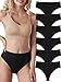 Evolyline 6er-Pack String Tangas Damen Bauchweg Tanga Damen Nahtlose Strings Tanga Damen Set Hoher Taille Unterhosen Unterwäsche Frauen Bauchkontrolle String Damen Atmungsaktiv Weich Panties Mehrpack Atmungsaktiv günstig Kaufen-Evolyline 6er-Pack String Tangas Damen Bauchweg Tanga Damen Nahtlose Strings Tanga Damen Set Hoher Taille Unterhosen Unterwäsche Frauen Bauchkontrolle String Damen Atmungsaktiv Weich Panties Mehrpack