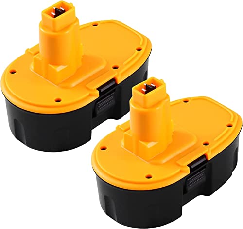 2 Pack 18V 4.0Ah Ni-MH Battery Replacement for Dewalt Battery DC9096 DE9098 DE9503 DE9039 DE9095 DC9096 DW9096 DW9095 DW9098 Cordless Drill