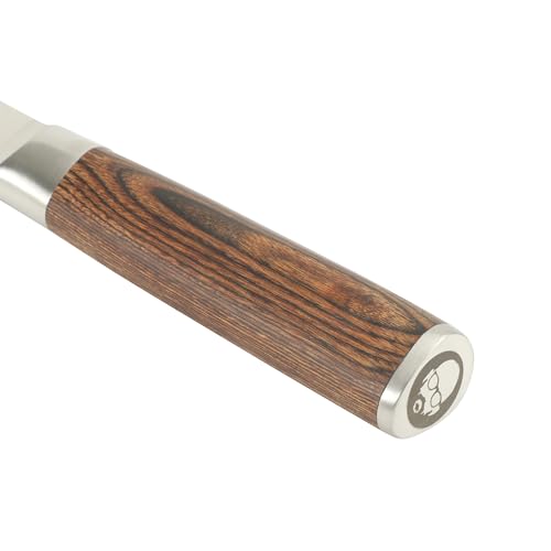 Image of Babish 1.4116 German Stainless Steel Boning & Fillet Knife with Dark Pakka Wood Handle - 6-Inch Full-Tang Flexible Kitchen Knife for Meat, Poultry, Fish & Precision Butchering