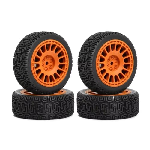 For Tamiya XV01 XV02 For TT01 For TT02 For WLtoys 144001 144002 1/10 �����[�^�C�� 68mm �i�C�����z�C�[�� �g���b�h RC�J�[�A�N�Z�T���[ �����p RC�g���b�N�^�C��(Brown)