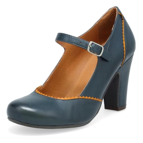 Miz Mooz Kettle Women's Mary Jane Pumps Ocean -  192358649397