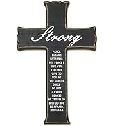 Rdtcgvss 6.5'' X 10" Cross Wall Decor - Strong - Vintage Style, With Hooks On The Back. Suitable ...
