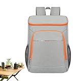 Mochila para hombre, bolsa de almuerzo impermeable para camping, ligera con diseño a prueba de fugas, bolsas térmicas aisladas para viajeros, picnic, barbacoa, playa, senderismo, paquete de gran