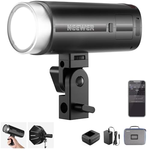 NEEWER Q200 200Ws 2.4G TTL Flash Strobe Estudio para Exteriores c...