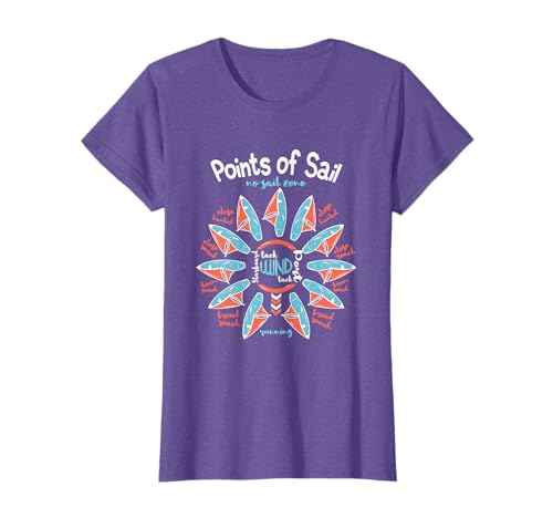 Sailing Boat Crew Points of Sail Funny Quote Boating Sailor T-Shirt