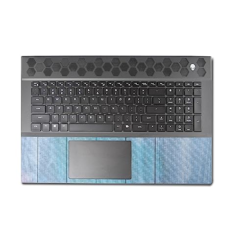 Image of MightySkins Carbon Fiber Skin Compatible with Alienware M18 R1 (2023) Full Wrap Kit - Wood Pastel | Protective, Durable Textured Carbon Fiber Finish | Easy to Apply & Change Styles | Made in The USA