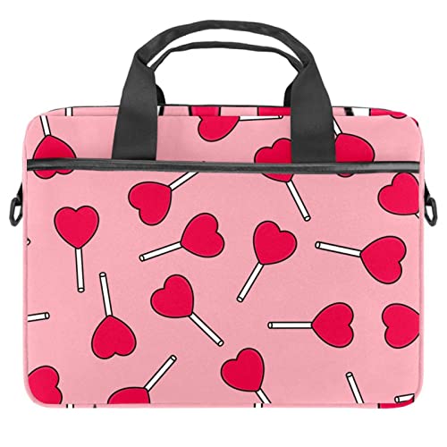 Housse ordinateur portable 14 pouces rose avec sangle réglable