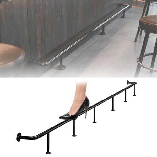 Barre repose-pieds inox cuisine pour éliminer la fatigue assise