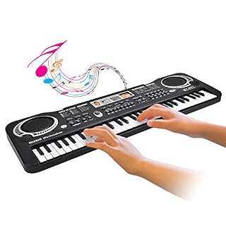 61 Touches Jouet de Piano Électronique Instrument de Piano Electrique avec Microphone Apprentissage Précoce de La… - Les Beatles, Paul McCartney, John Lennon, RIngo Starr, George Harrison