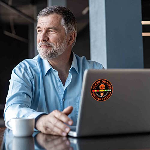 Vetfriends.com Vietnam Veteran Agent Orange Sprayed & Betrayed 3" Circle Decal/Bumper Sticker Quantity Of (2) #TOP4