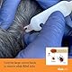 tick-off® | Patentierte Zeckenzange Mensch | Zecken Entferner mit 2 Größen Zeckenhaken & Ergonomischem Griff | Doppelseitig für Hunde Katzen Pferde | Klinisch getestet | Einzelpackung Blau
