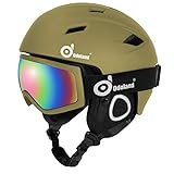 ☃【Hervorragende Belüftung】Skihelm mit 12 Belüftungsöffnungen für hervorragende Belüftung. Es ist großartig zum Snowboarden und Skifahren. Die Schutzbrille mit Flow-Tech Venting Design reduziert nicht nur das Beschlagen, sondern optimiert auch den Luftstrom über die Innenseite der Linse.