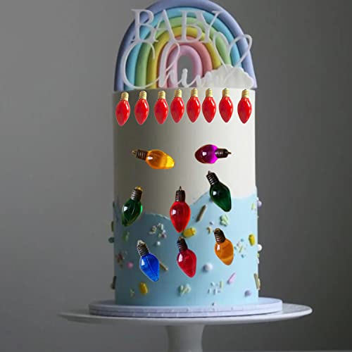 Mujiang 3D Light Bulb Fondant Silicone Molds For Chocolate Candy Clay Cake Decorating Set Of 2 #TOP5