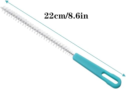 5 Pcs Tracheostomy Pipe Cleaning Brush, Tube Cleaning Brush, Water Bottles Straw Portable Pipe Test Tube Brush,8mm
