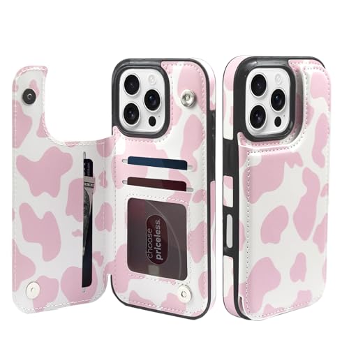 Étui en cuir résistant iPhone 16 Pro clapet de protection robuste aux finitions soignées