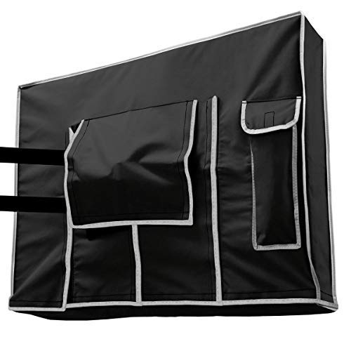 Outdoor TV Cover 55 inch - Weatherproof Protector for Flat TVs with Bottom Seal, 600D Waterproof Material. Extend Your TV Life.