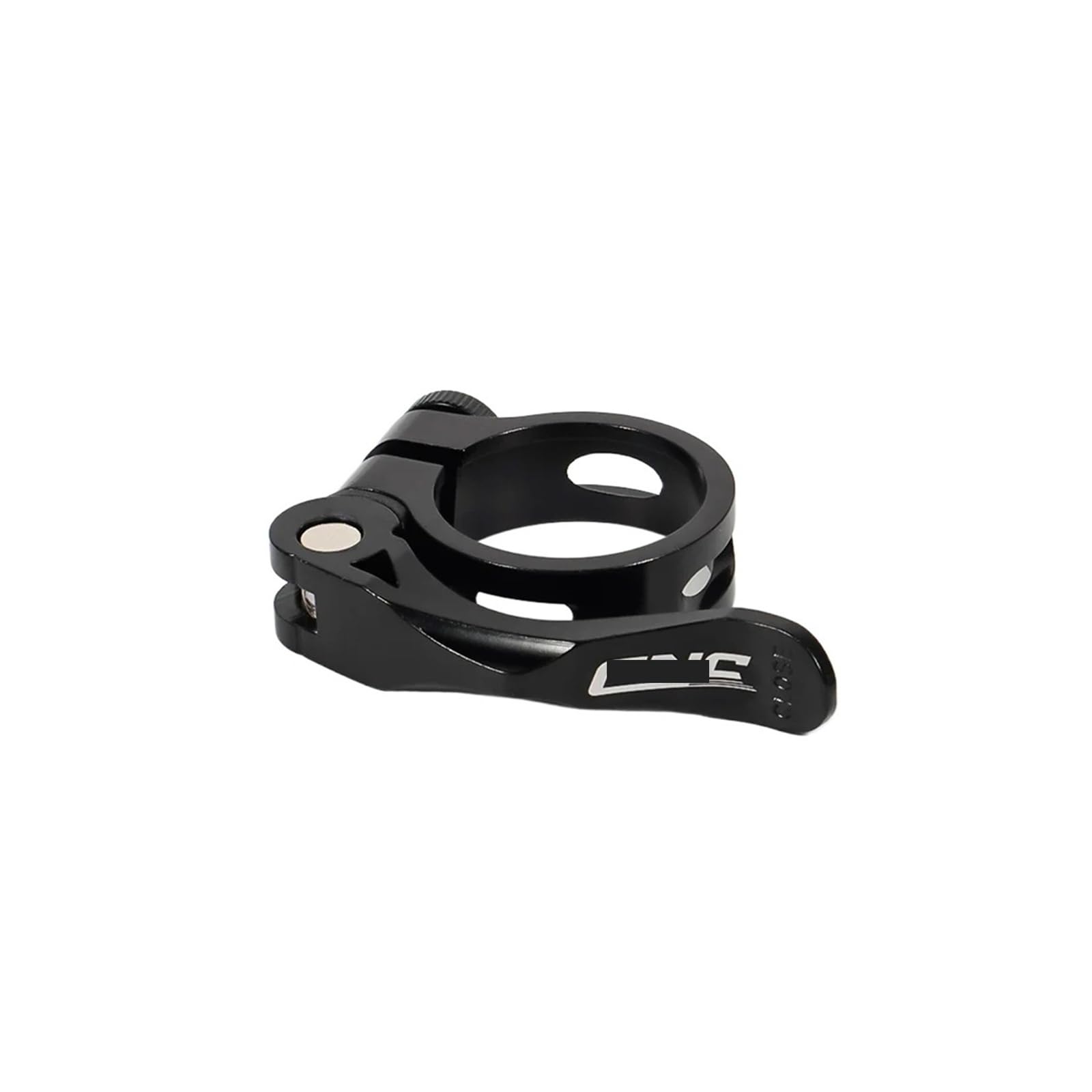 Afkfkr Black Seat Post Clamp 31.8/34.9Mm Quick Release Road Bike Aluminum Ultralight Mtb Bicycle(,34.9Mm)