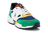 Leder, Wildleder und atmungsaktive Mesh-Einsätze verbinden sich zu dem Polo Ralph Lauren Jogger Sneaker mit moderner Performance-Technologie. Die Außensohle aus Gummi und die hochwertige EVA-Zwischensohle sorgen für hervorragende Traktion und Haltbarkeit, während unsere charakteristische