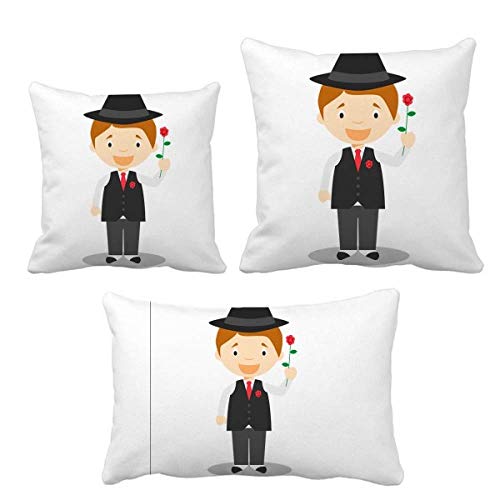 Housse de coussin Argentine noire pour déco de canapé unique